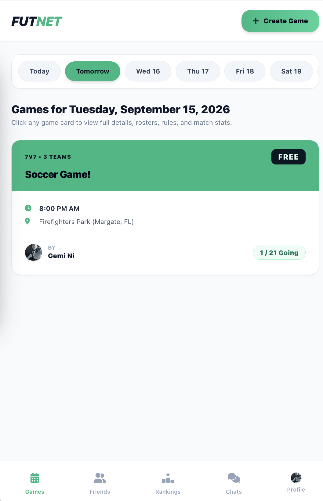 Futnet Screenshot 3